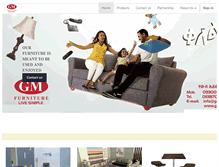 Tablet Screenshot of gm-furnitures.com